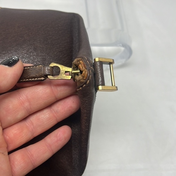 Gucci 1950’s Vintage Leather and Webbing Beauty Bag Dopp Case - Picture 12 of 16
